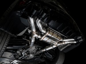 Cadillac CT4-V Blackwing Performance Exhaust - AWE Tuning - Cat-Back SwitchPath - Diamond Black - `21-`27
